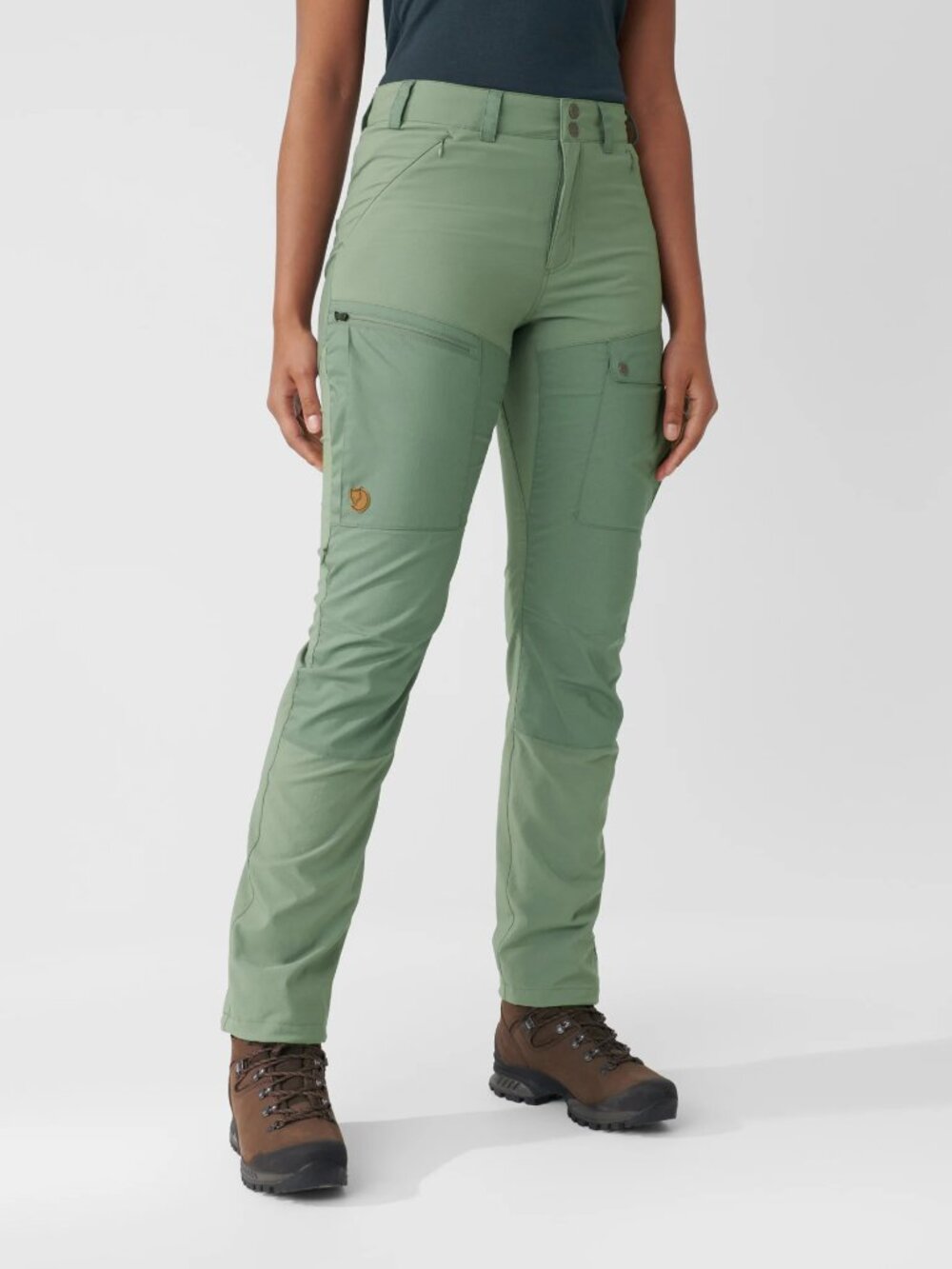 Fjallraven Abisko Midsummer Trousers Short NWT Jade-Patina Green, 35-36" US